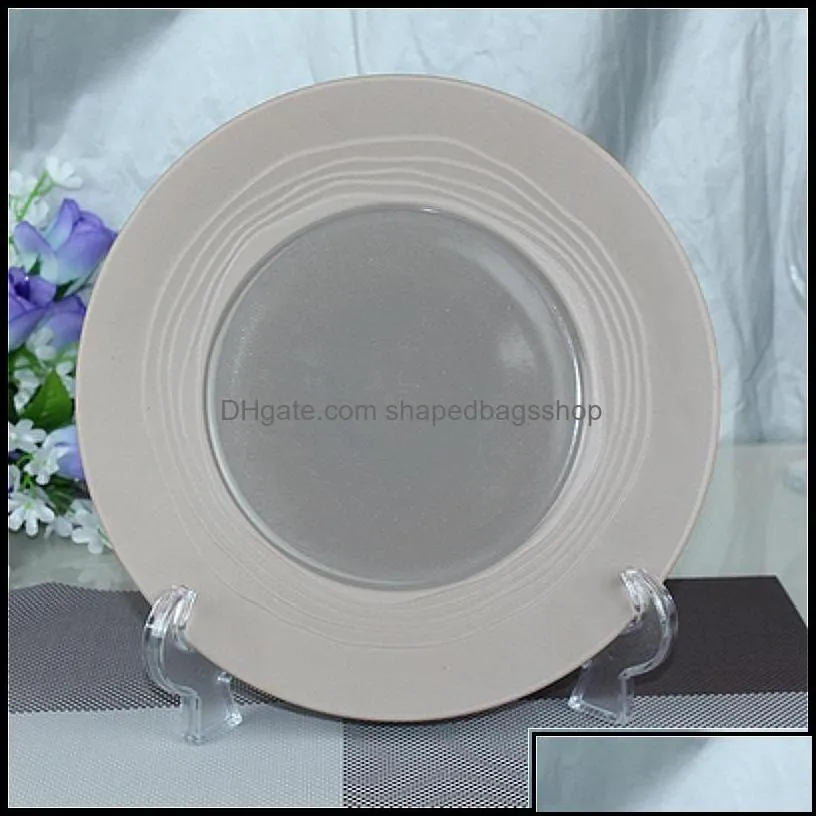 Novelty Items Home Decor Garden Wholesale Tall Clear Frosted Plastic Display Stand Easels Or Plate Holders Dinner Plates Pictures Phone