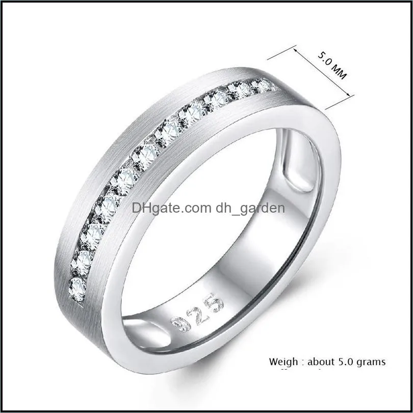 Wedding Rings Fashion With Crystal Elegant Nylon Jewelry For Men And Women Luxury Engagement High QualityWedding Brit22