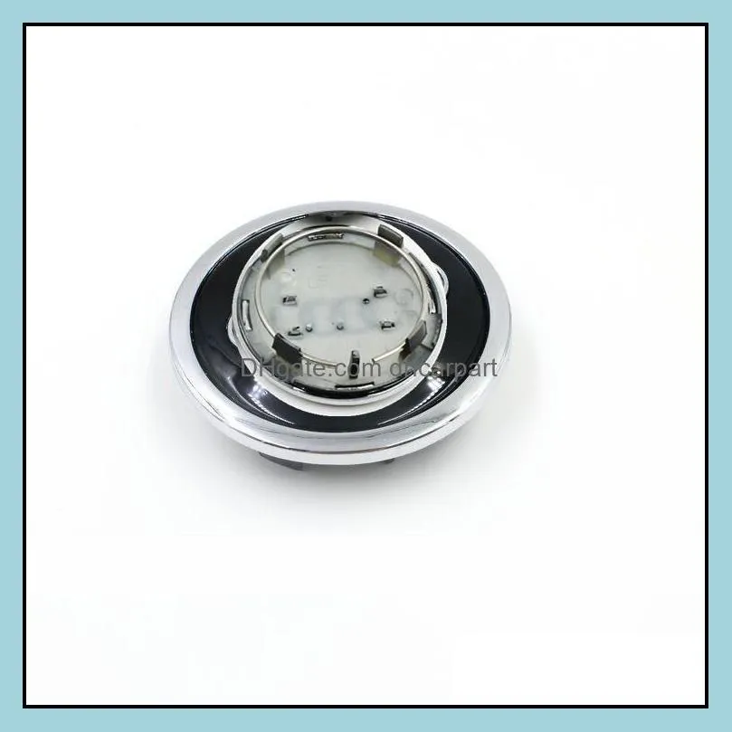 4pcs 77mm wheel hub covers center cap abs black silver hub caps special for q7