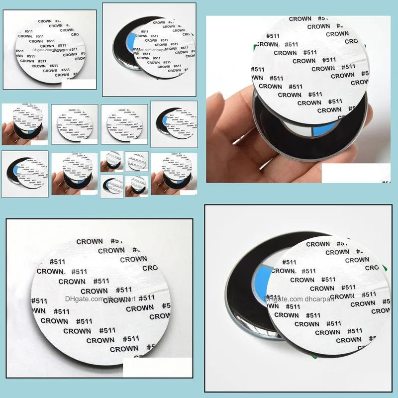 20pcs car steering wheel sticker decoration stickers blue white wheel center hubcaps all sizes