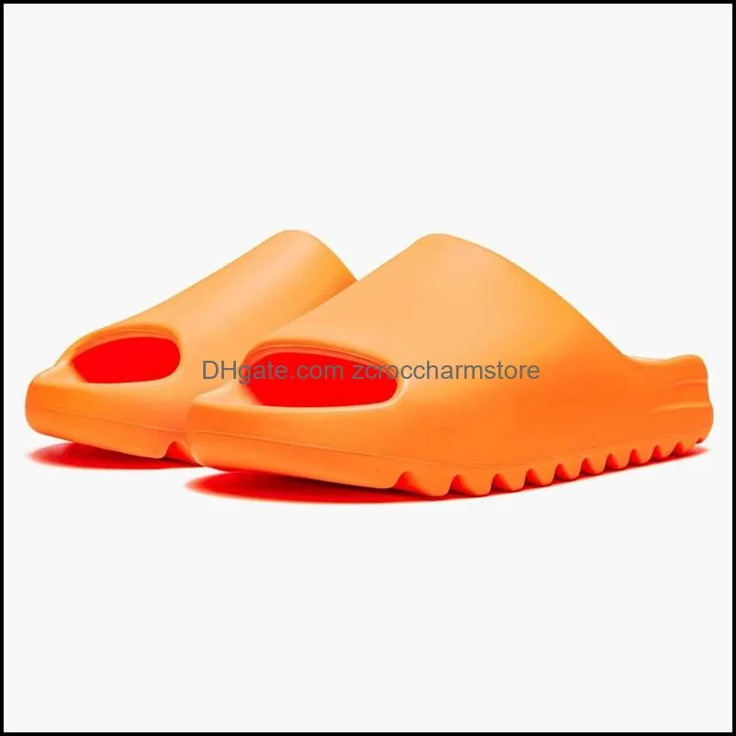 designer with box foams runners slippers slider women men sand bone white sandals pure resin slide outdoor slipper onyx foam runner rurnnrs triple shoes