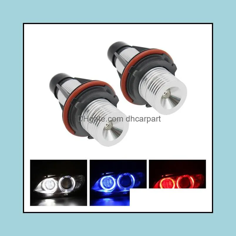 super bright white 20w canbus angel eyes marker lights bulbs for bmw 1 5 6 7 series e87 e39 m5 e60 e61 e63 e64 x3 e83 x5 e53 dhs