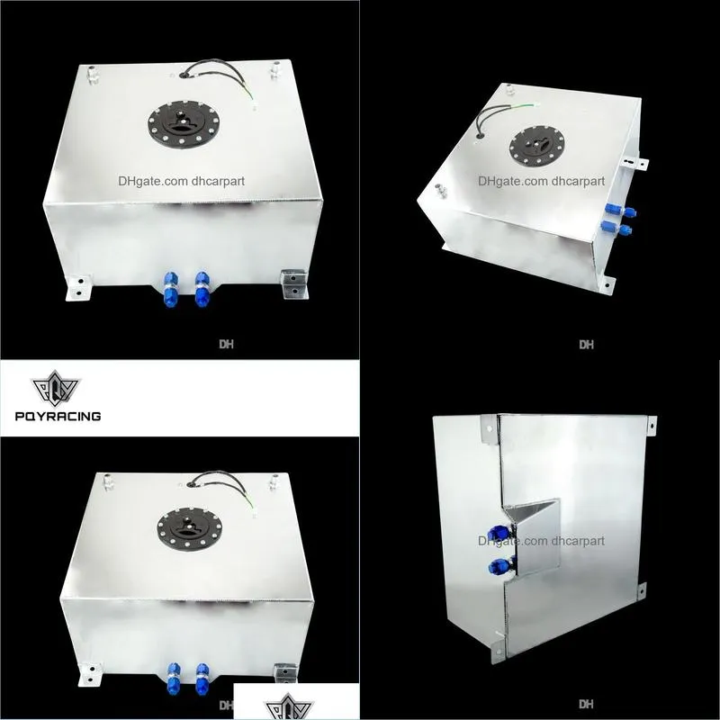 pqy racing 60l aluminium fuel surge tank with sensor fuel cell 60l with cap/ foam inside pqytk41