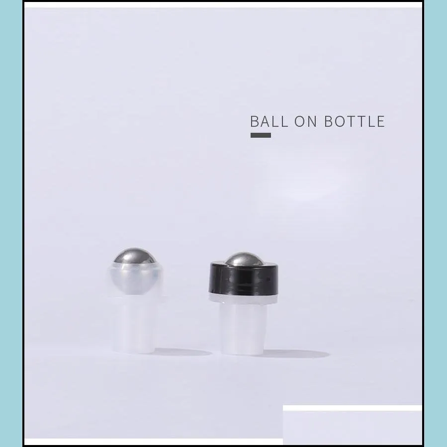 10ml black  oil bottle glass ball perfume crystal ball bottles gf180