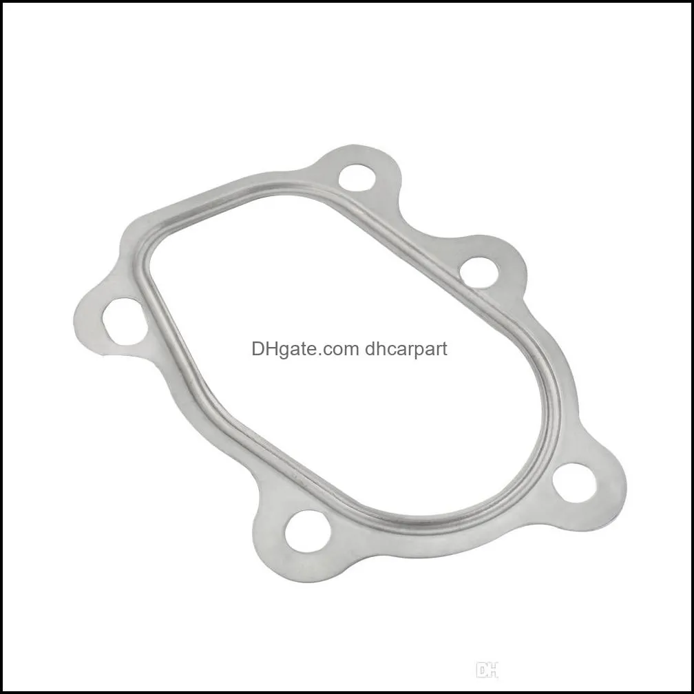 pqy 10pcs/lot for t25 t28 gt25 gt28 turbocharger gasket fitting garrett turbo gt25 5 bolt pqy4810