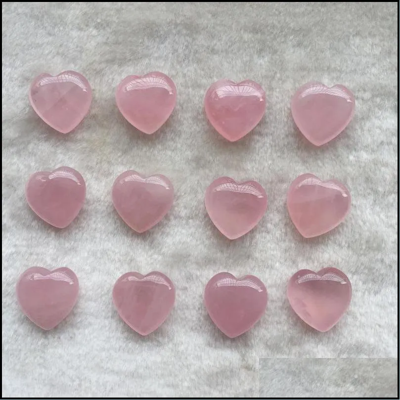 2022 natural rose quartz heart shaped pink crystal carved palm decor love healing gemstone lover gife stone hearts gems