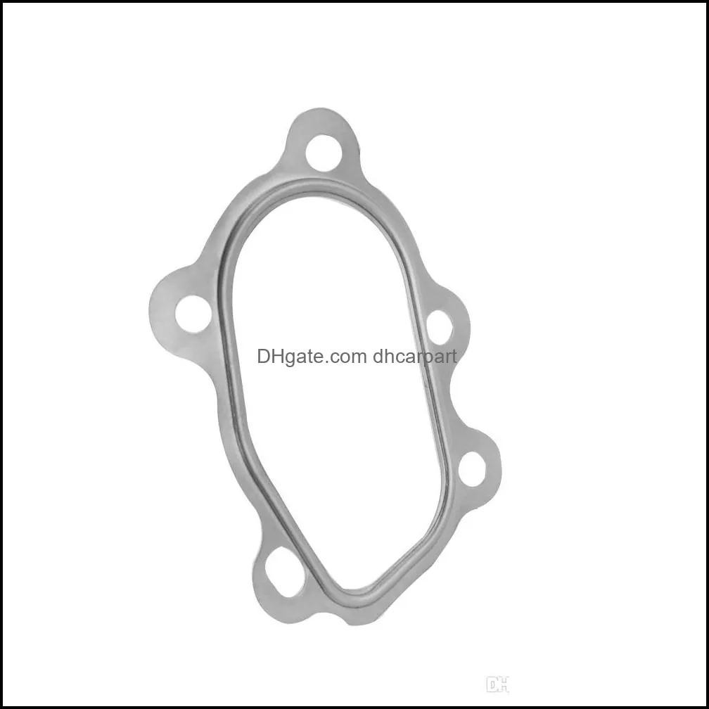 pqy 10pcs/lot for t25 t28 gt25 gt28 turbocharger gasket fitting garrett turbo gt25 5 bolt pqy4810