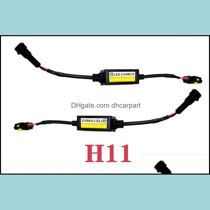 led car headlight canbus error cancellor decoder h1 h3 h4 h7 h11 h13