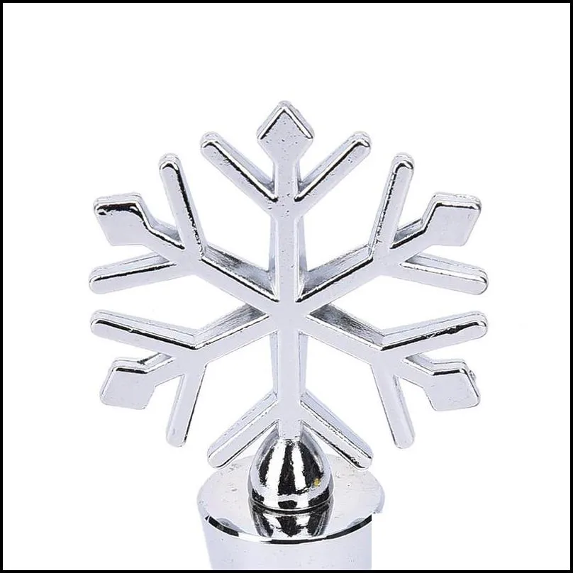 new snowflake wine bottle stopper zinc alloy wine cork wedding favors bar tools dhs shipping