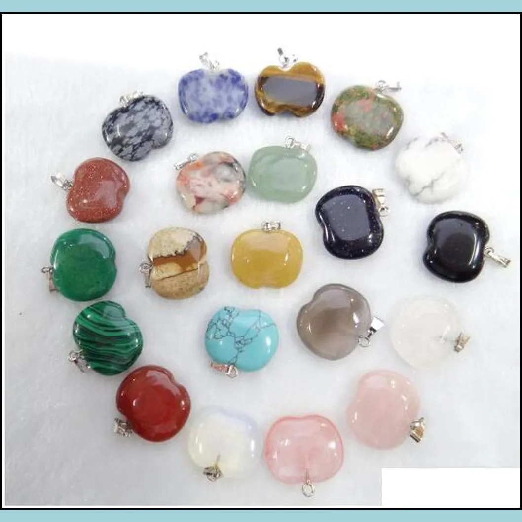 10 styles lots cross waterdrop druzy crystal natural stone pendant diy necklace earrings charms women men fashion jewelry