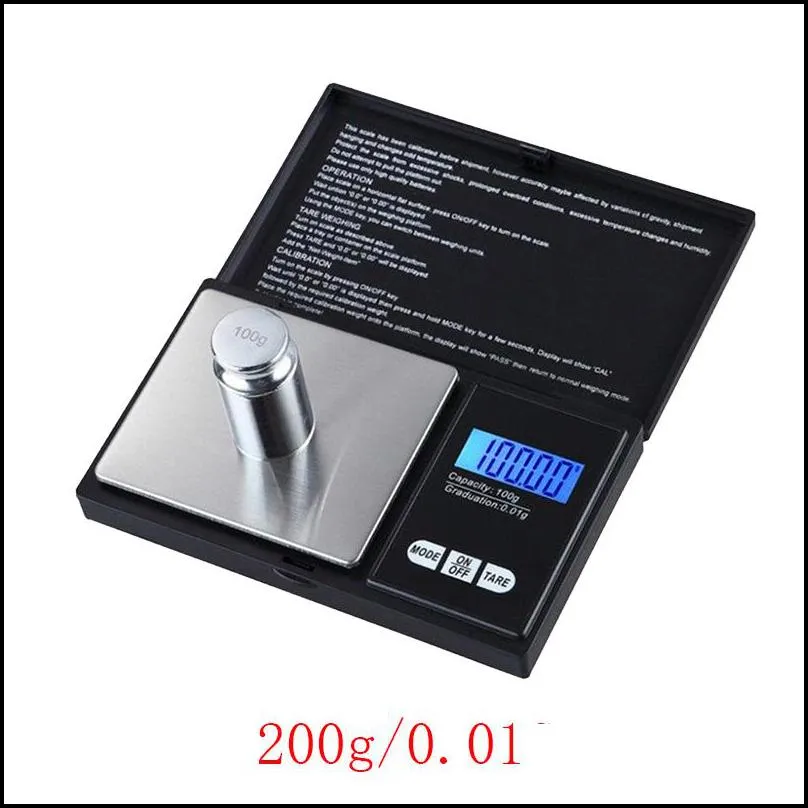 200g/0 01g pocket digital scale silver coin gold diamond jewelry weigh balance weight scales