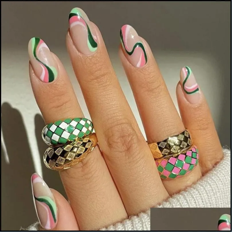 ring instagram vintage style hot double layer cute colourful love heart rings for women girls jewelry accessories gift