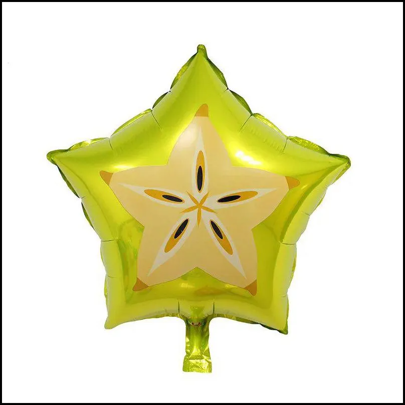 fashion fruit shape foil balloon pineapple watermelon ice cream  balloons birthday party baby shower decoration