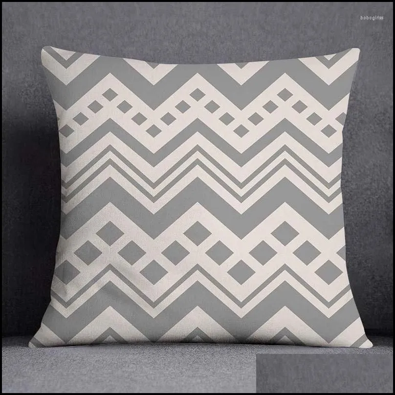 pillow case geometric color pillowcase home decoration square office cushion cover