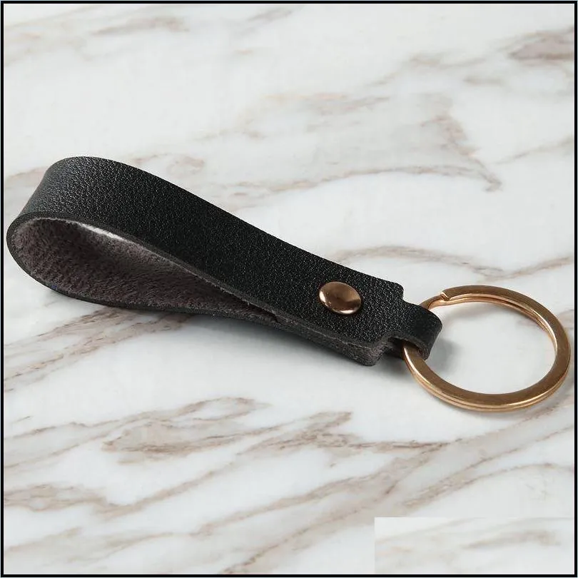 fashion pu leather keychain casual strap lanyard key chain waist wallet keychains car keyring keyholder jewelry gift