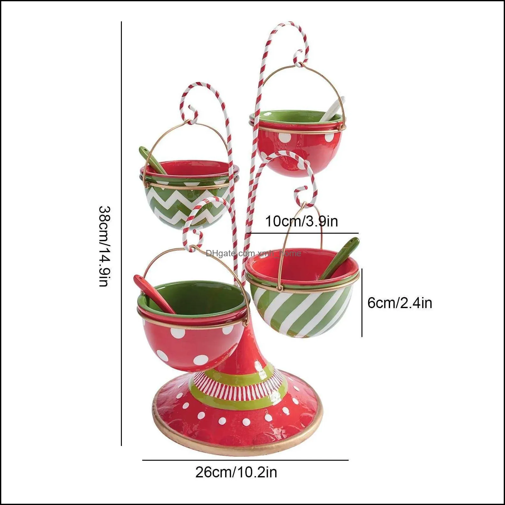 christmas snack stand 2 tier resin food serving tray cupcake holder bowl christmas table decoration halloween snack rack h1020