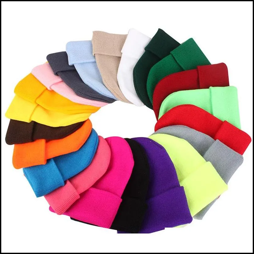 woman beanies knitted solid cute hat girls autumn female beanie caps warmer bonnet ladies casual cap