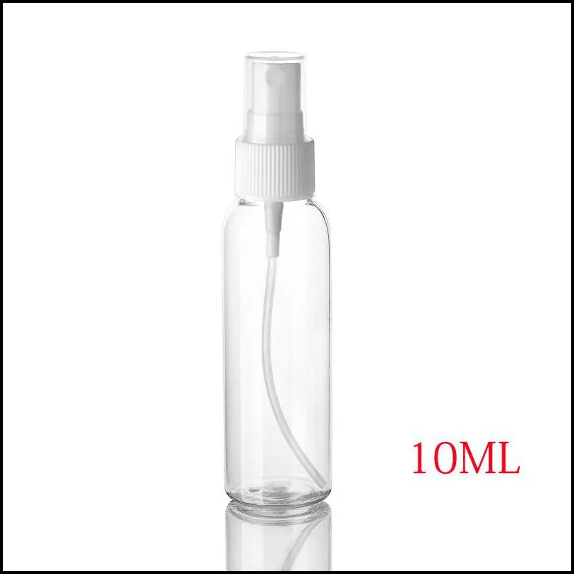 diy empty transparent plastic spray bottle atomizer pumps for  oils travel perfume bulk portable makeup tool 15ml 30ml 50ml