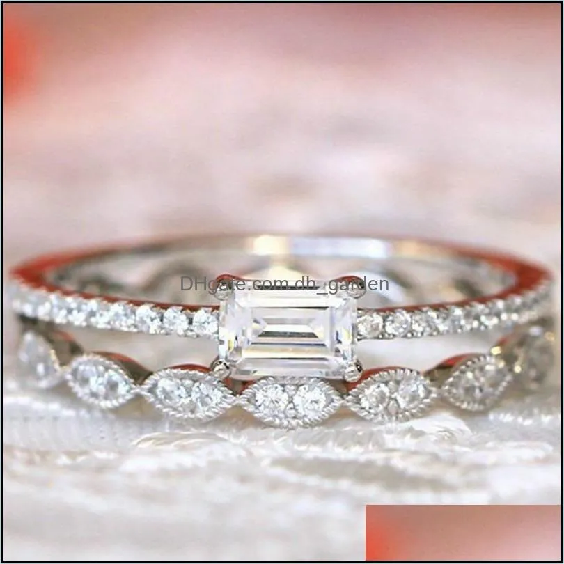 wedding rings fashionable and eternal diamond female romantic engagement bride love ring size 611wedding brit22