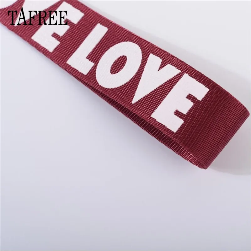 ta love love neck wrist strap webbing keychain id holder lanyard mobile phone ribbon key belt accessories key chains 