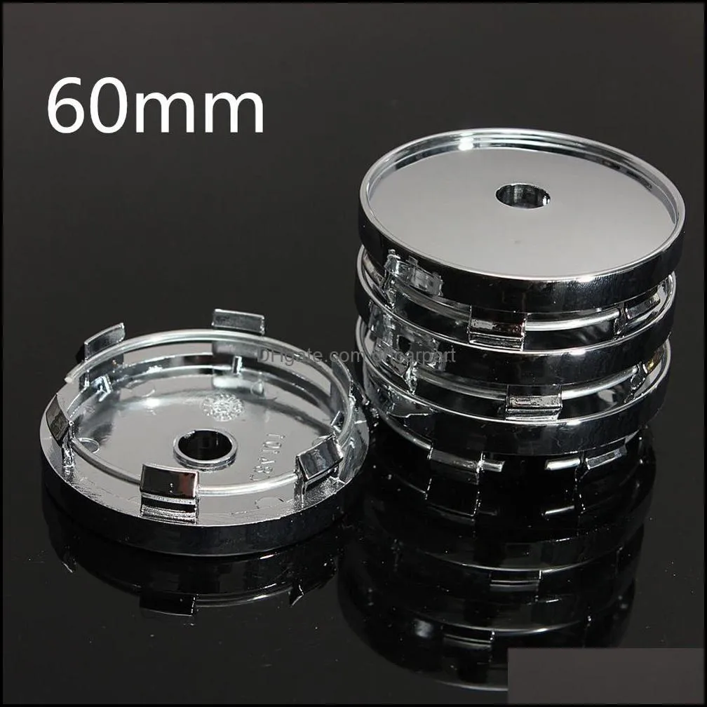 4pcs for ford wheel hub cap center cover diameter 60mm abs aluminum hubcap logo covers