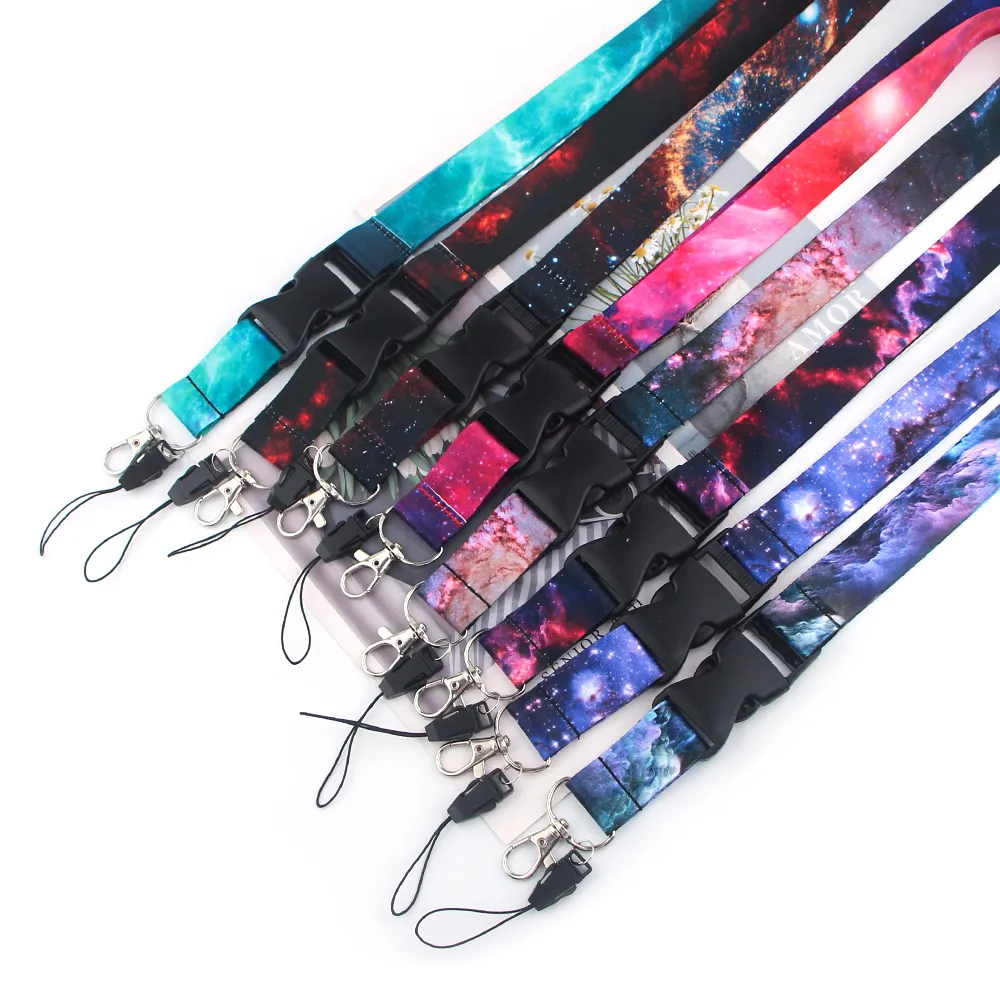 fashion lanyard for keychain id card cover pass student mobile phone usb badge holder key ring neck straps accessories