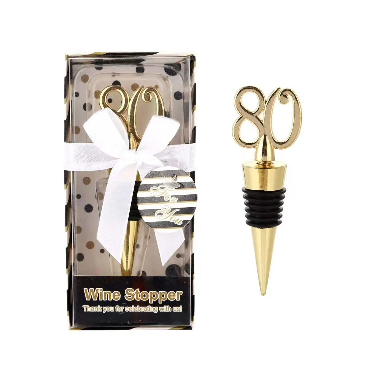 bar accessories company anniversary birthday party celebration gift numeral wine stoppers bottle freshkeeping plug bar supplies bar tools aliexpress