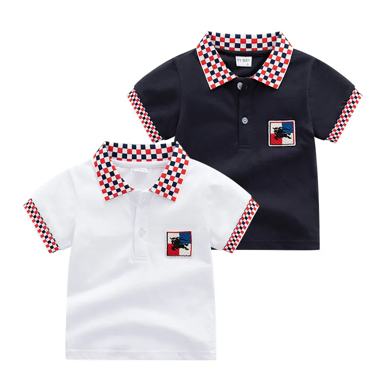 Fashion Baby Boy Polo Shirt 1-6 Years Children Clothes Polo Shirts for Boys Kids Sports Tops