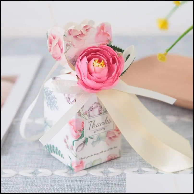 20/50pcs new marble wedding favor and sweet gift bags candy dragee box wedding baby shower birthday guests event party supplies