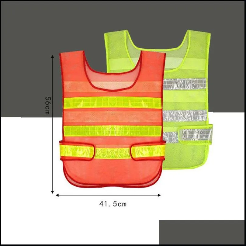 high visibility reflective vest safety clothing hollow grid vests visibility warning safety working construction