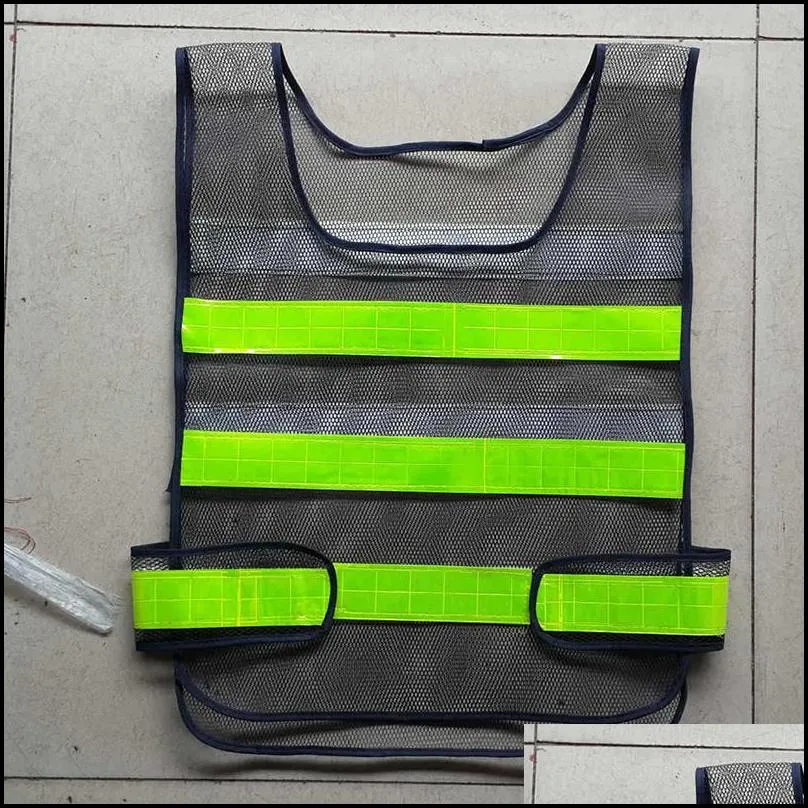 high visibility reflective vest safety clothing hollow grid vests visibility warning safety working construction