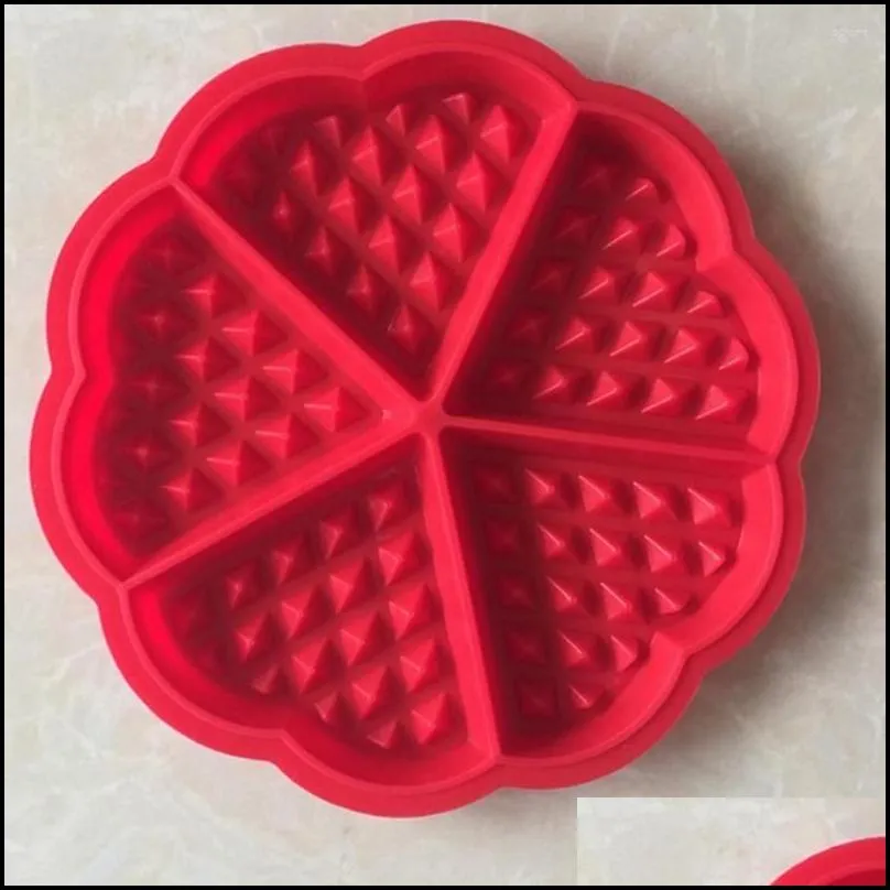 baking moulds family silicone waffle mold maker pan microwave cookie cake muffin bakeware cooking tools kitchen accessories supplies