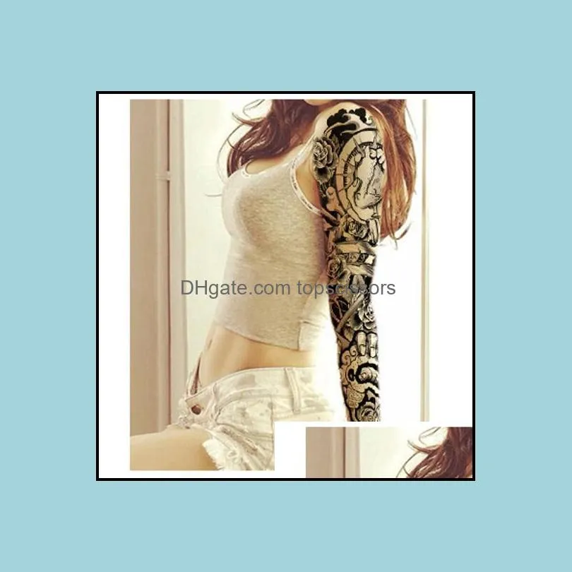 wholesale waterproof temporary tattoos stickers for body art flash tattoo sleeve sexy product fake metallic tattoos transfer stickers