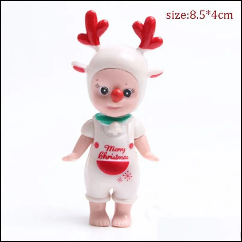 christmas decorations creative antlers baby doll oranments merry decor for home happy year pedents noel kids gifts favor