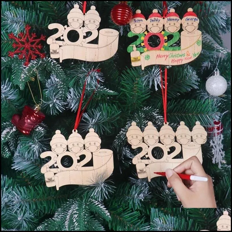 christmas decorations tree diy wooden ornaments for home navidad xmas gift happy year