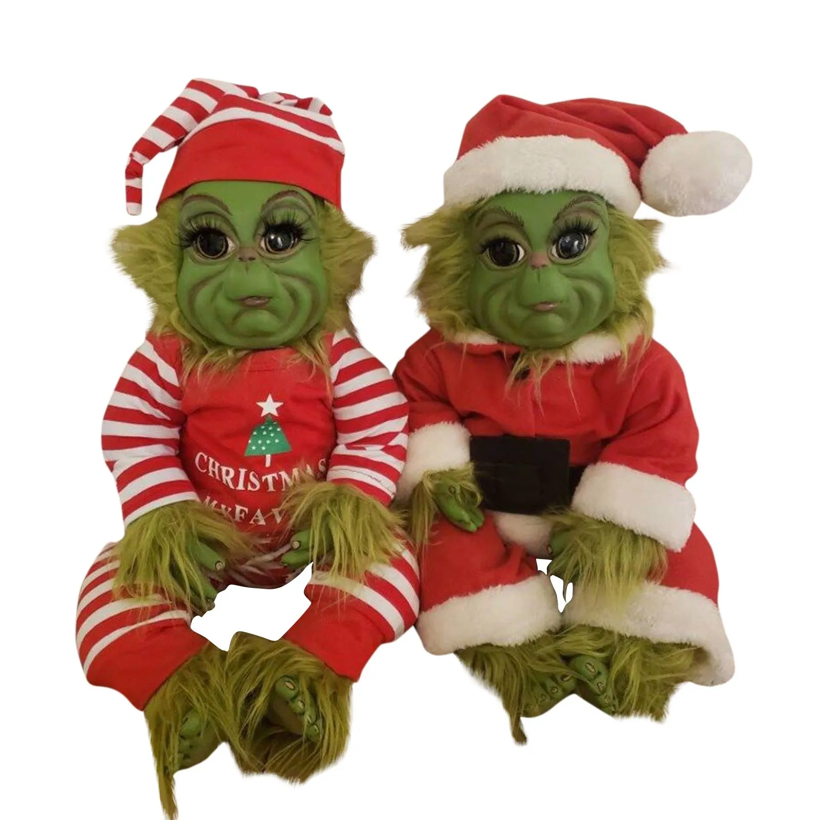 christmas grinch doll christmas grinch baby stuffed plush toy 2ifelike grinch doll christmas cute doll toy xmas gifts