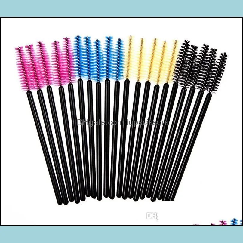 makeup tool 50pcs disposable eyelash makeup brushes cosmetic mascara brush wands applicator for lady gifts