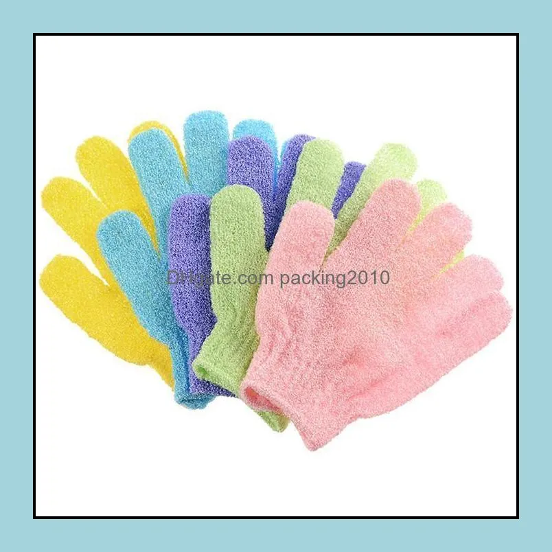 skin bath shower wash cloth shower scrubber back scrub exfoliating body massage sponge bath gloves moisturizing spa skin cloth fy7324