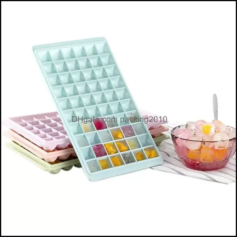 diy creative 96 grids ice cream cube tools small mold square shape silicone ice tray fruit maker bar kitchen home accessories