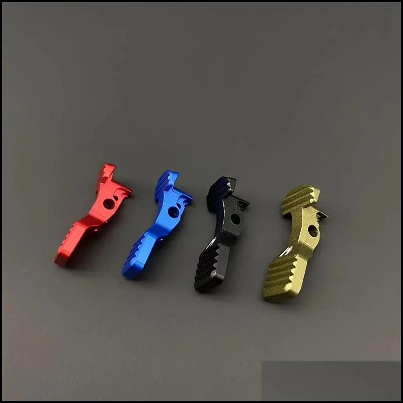 tactical accessories cnc aluminum si alloy bolt stop for m4/m16 series airsoft aeg gel blaster bolt catch paintball toy