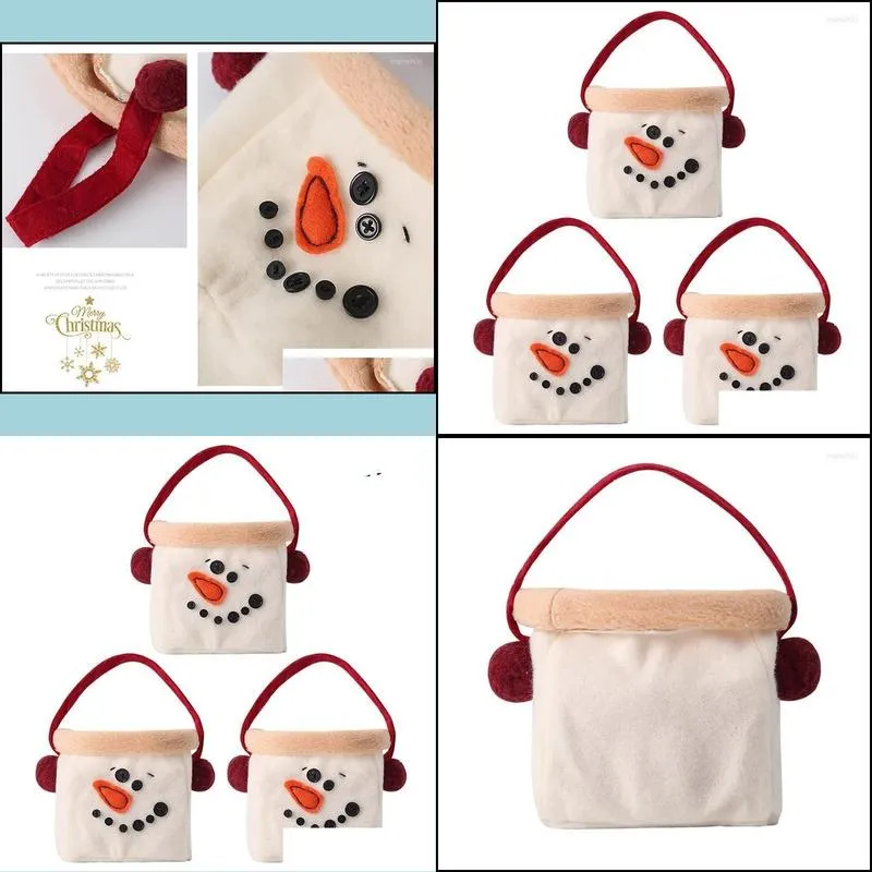 christmas decorations candy bags cute funny tote decor multipurpose xmas gift bag party favor gifts for children