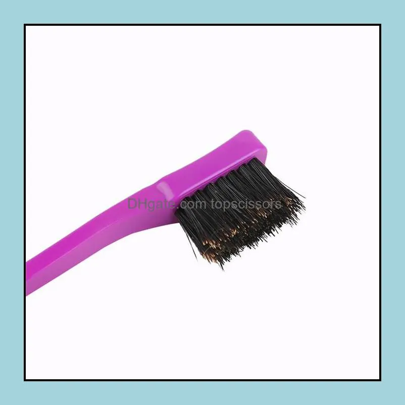 double sided edge brushes hair comb hair styling hairdressing salon hair comb brushes eyebrow brush 50pcs