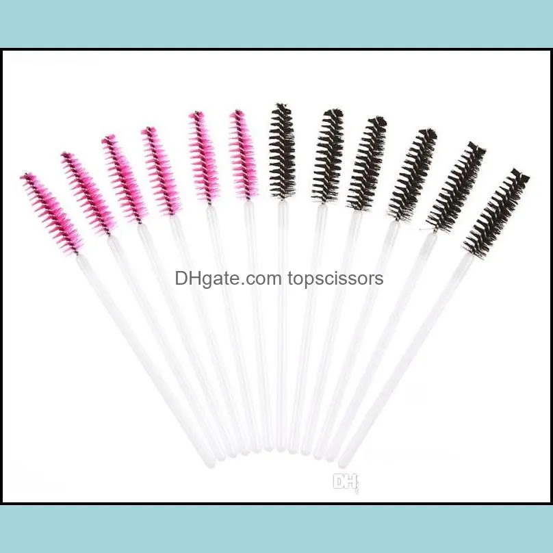 makeup tool 50pcs disposable eyelash makeup brushes cosmetic mascara brush wands applicator for lady gifts