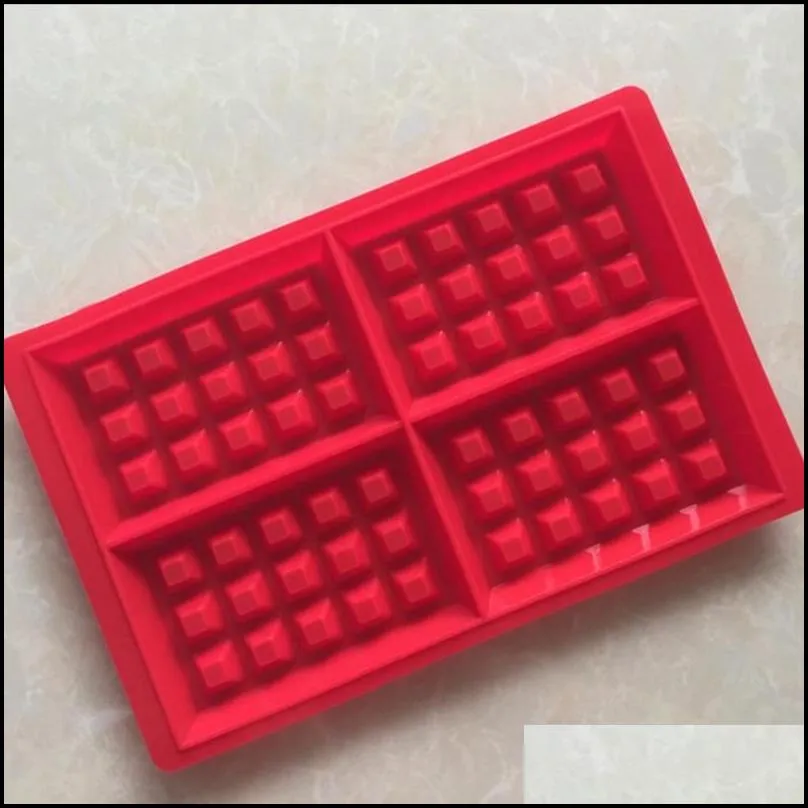 baking moulds family silicone waffle mold maker pan microwave cookie cake muffin bakeware cooking tools kitchen accessories supplies