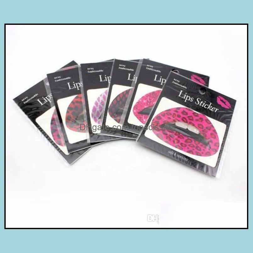 temporary lip tattoo stickers lipstick art transfers kiss lips body art beauty makeup waterproof temporary tattoo stickers