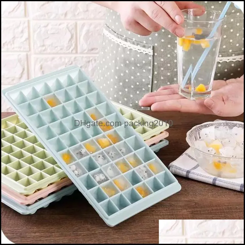 diy creative 96 grids ice cream cube tools small mold square shape silicone ice tray fruit maker bar kitchen home accessories