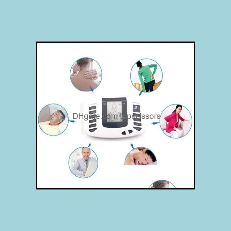 electrical stimulator full body relax muscle therapy massager massage pulse tens acupuncture health care machine 16 pads