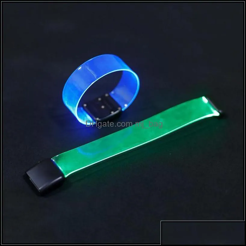 Other Festive Party Supplies Led Magnetic Luminous Bracelet Concert Party Get Together Supplies Gifts Atmosphere Props Drop D Mjbag