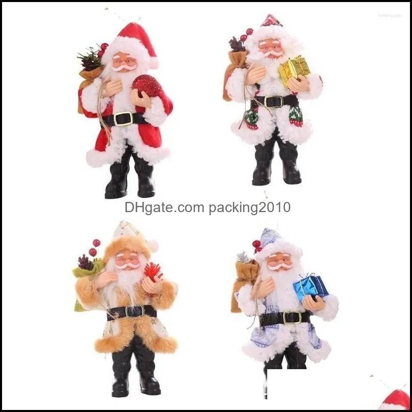 christmas decorations new year gift resin santa merry for home ornament xmas navidad natal