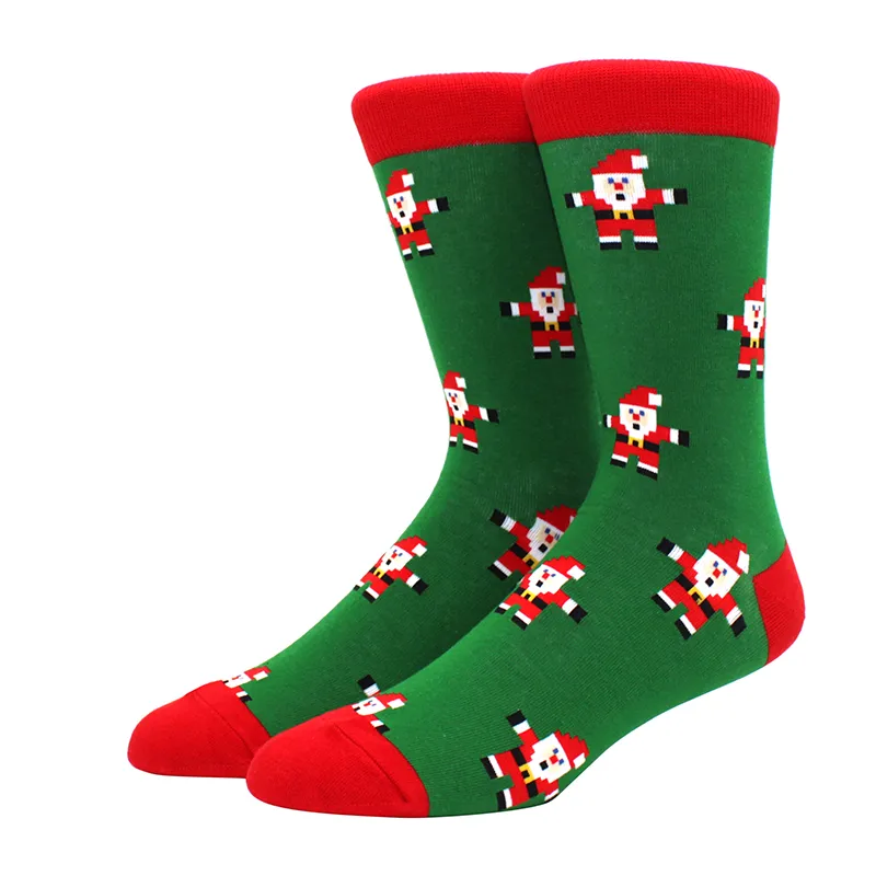 new 2021 christmas socks women funny santa claus christmas tree snow elk cotton happy socks men harajuku new year sokken men 39s socks